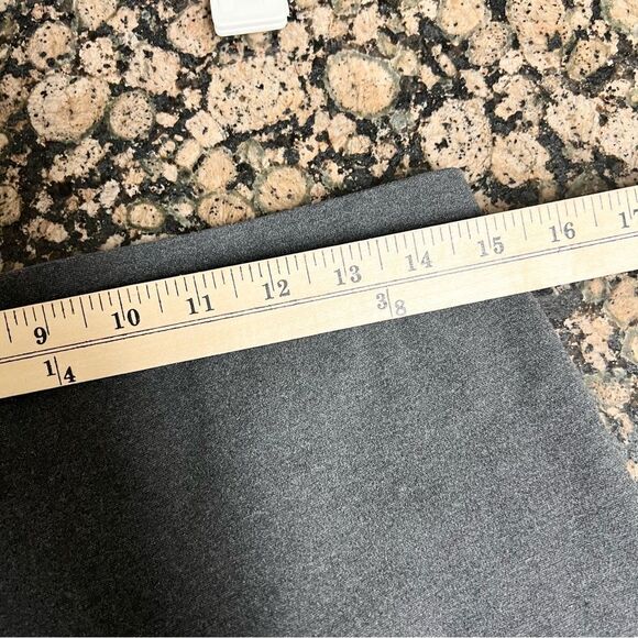 St. John Pull On Pants Womens Size M Gray Zip Ankles Stretch Career - Picture 5 of 8